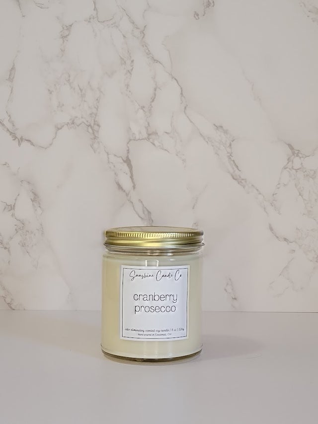 Cozy cashmere coconut soy wax candle  white freesia, pomegranate, cas –  Baby and Sunshine, LLC